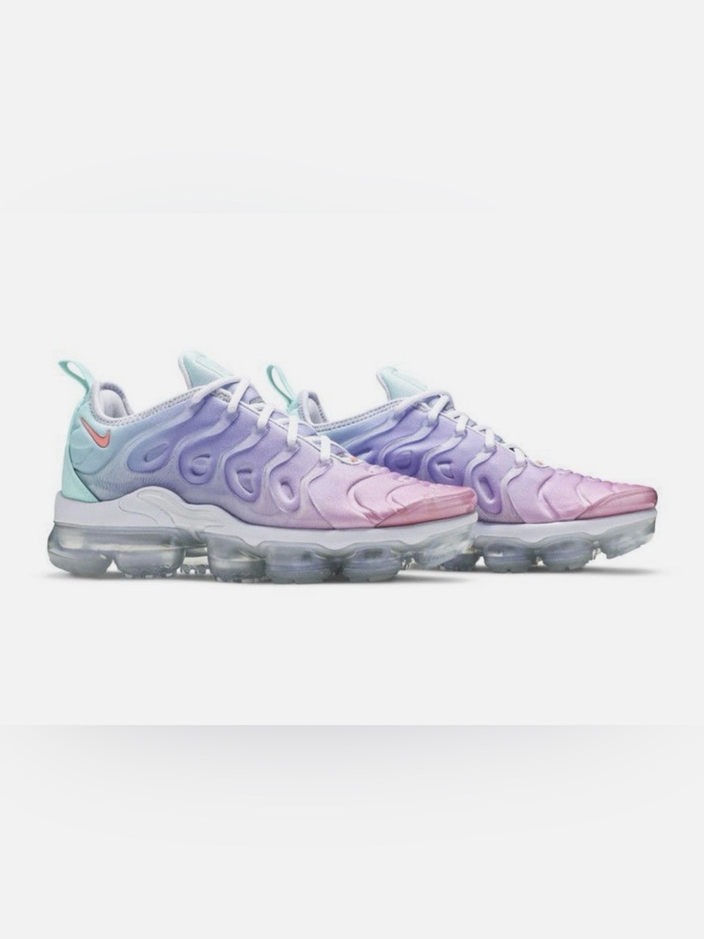Nike Air VaporMax Plus Multicolor Purple Blue Pink Aqua Sneaker Pastel 8.5